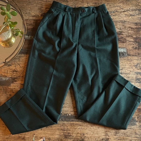 Vintage Ralph Lauren 100% Worsted Wool High Rise Women’s Trouser Pants